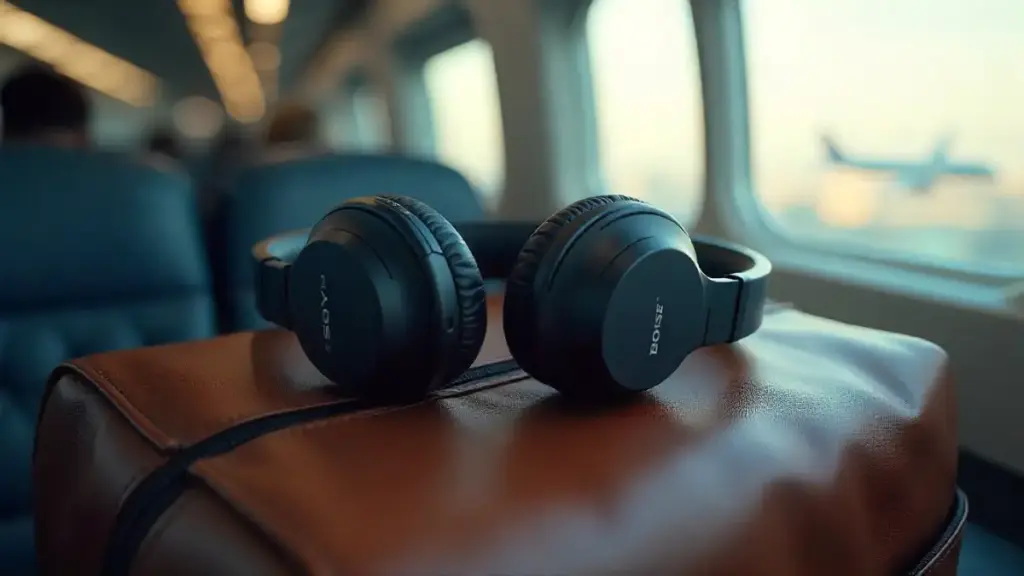 Noise-canceling headphones Sony WH-1000XM5 and Bose QuietComfort Ultra