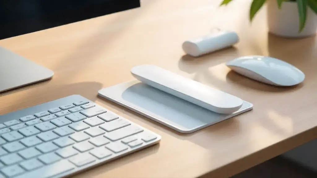 Innovative tech accessories for 2025 on modern desk