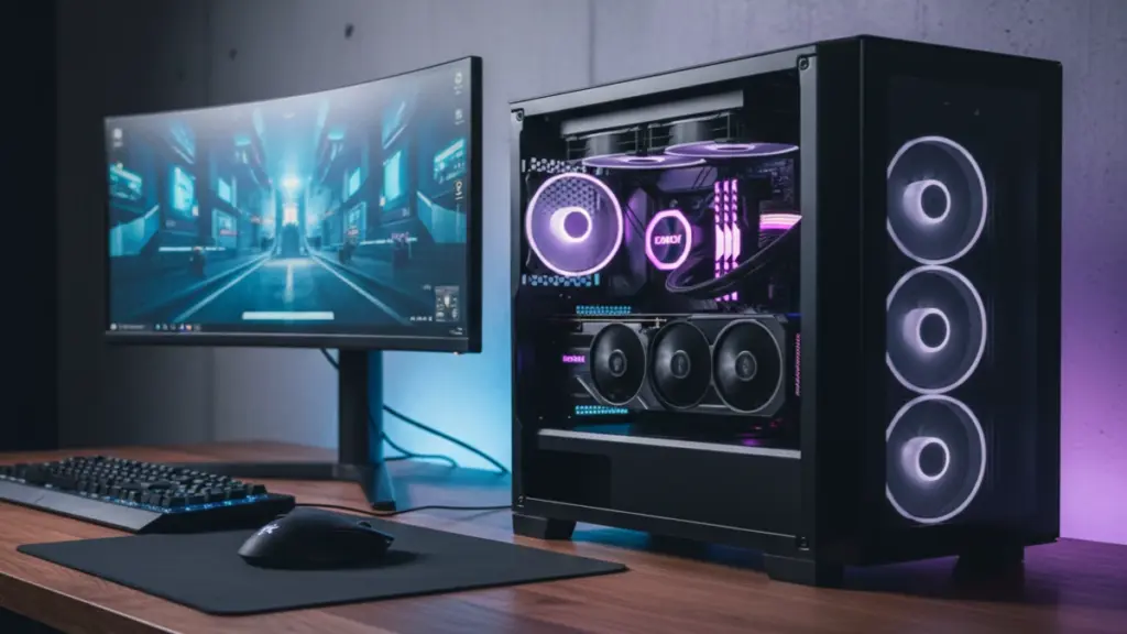 The 2025 Gaming PC Build Guide: What a Decade of Hardware Testing Taught Me About Building the Perfect Rig High-end custom gaming PC build with RGB lighting on a modern desk setup.