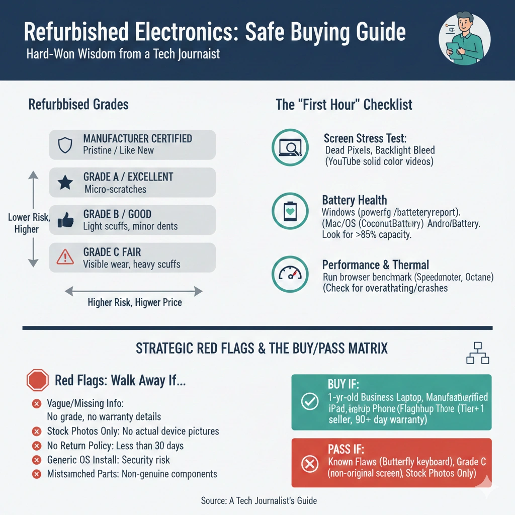 refurbished laptop inspection checklist