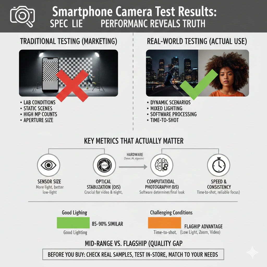 Flagship vs mid-range smartphone camera comparison