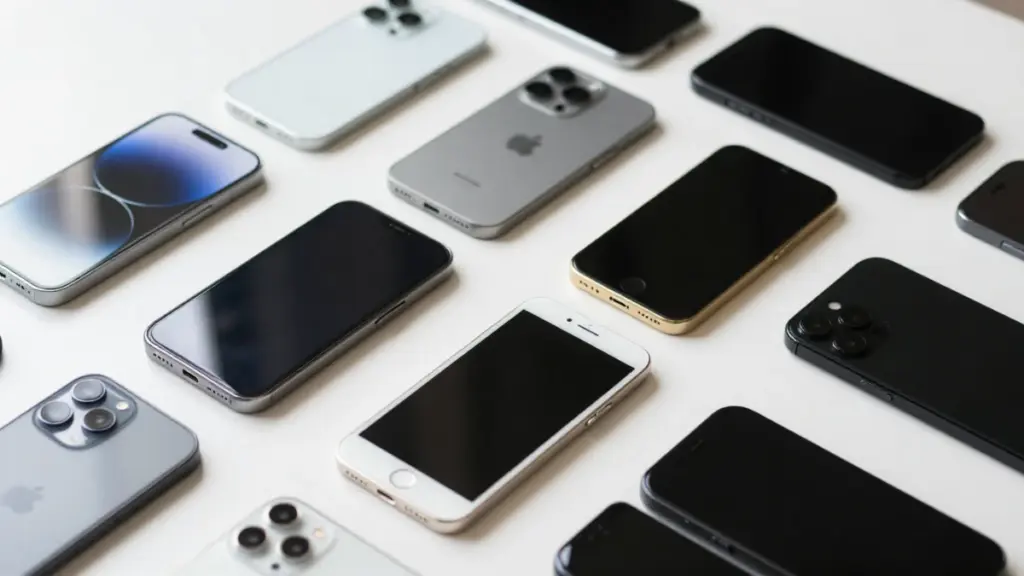 The Smart Buyer’s Guide to Budget Smartphones: What Ten Years of Testing Taught Me About Getting Premium Features Without the Premium Price Budget smartphones on a desk in a modern flat-lay layout.