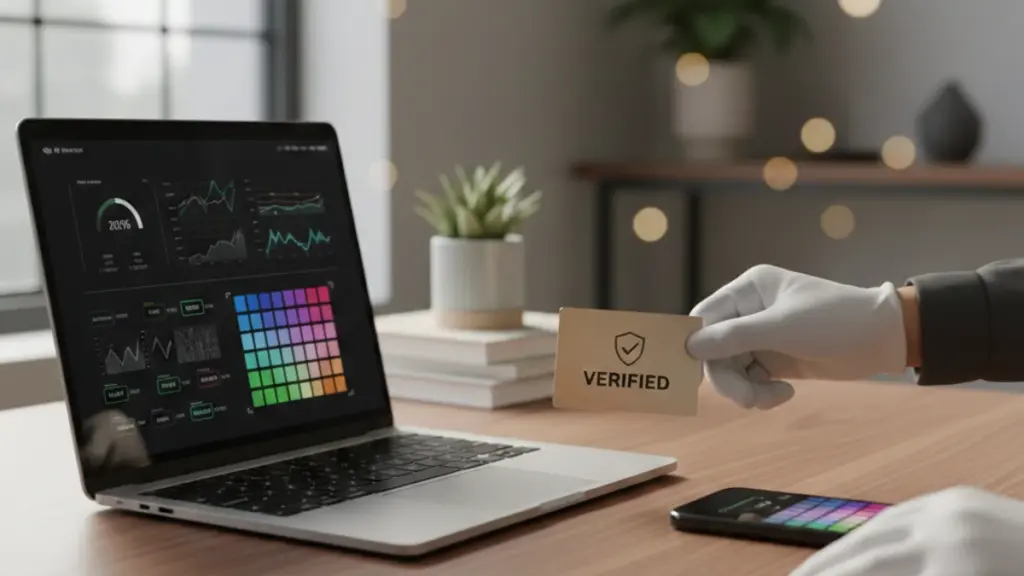 Refurbished vs new electronics comparison on desk