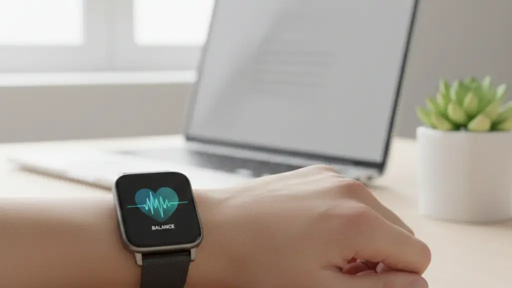 How Fitness Trackers Affect Mental Health and Stress Levels Fitness tracker monitoring stress and heart rate variability