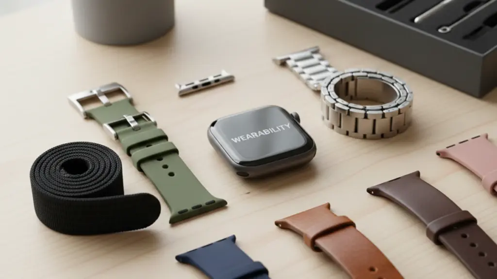 Smartwatch with interchangeable watch bands