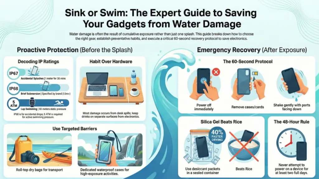 Waterproof protection methods for electronic devices