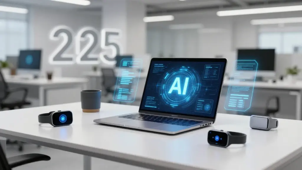 emerging tech trends 2025 workspace